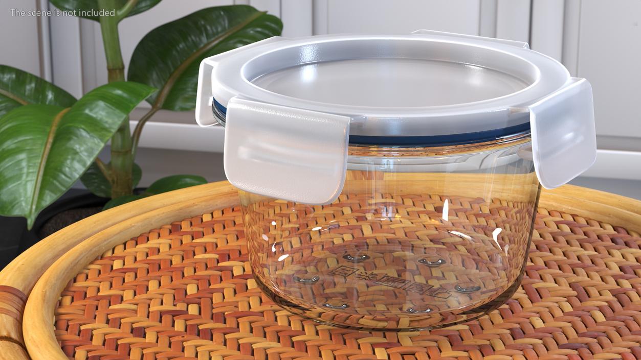 3D model Glass Food Storage Containers Collection