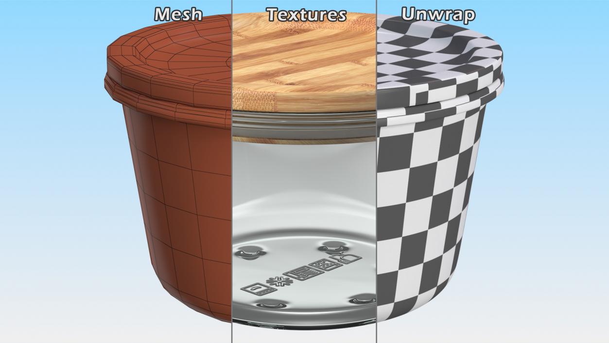 3D model Glass Food Storage Containers Collection