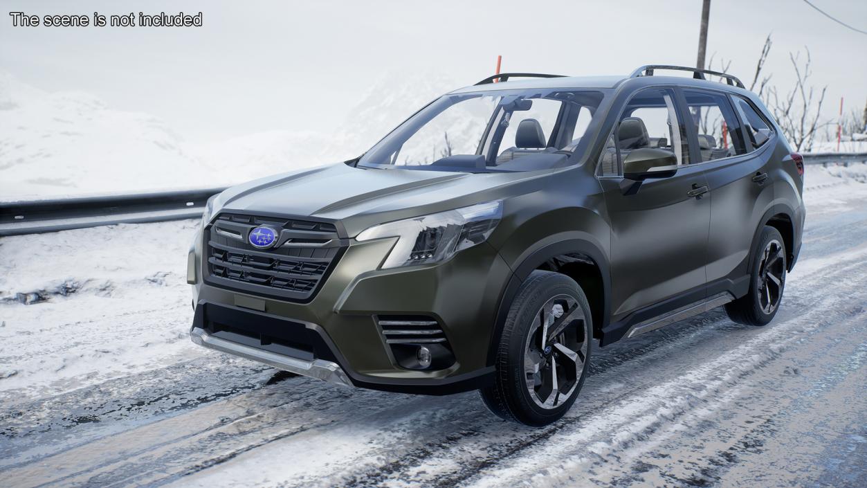 3D Subaru Forester 2022 Green