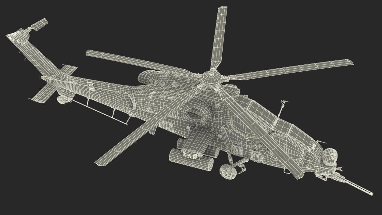 Combat Gray Helicopter 3D