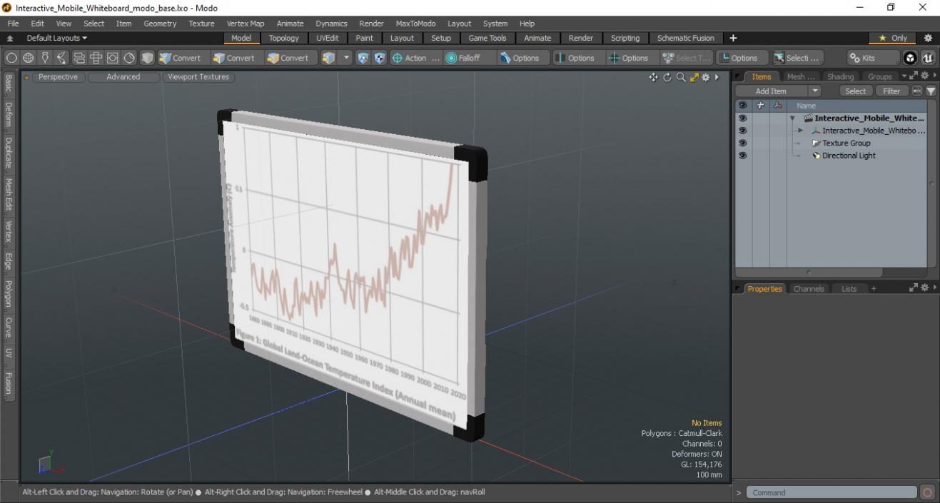 Interactive Mobile Whiteboard 3D model