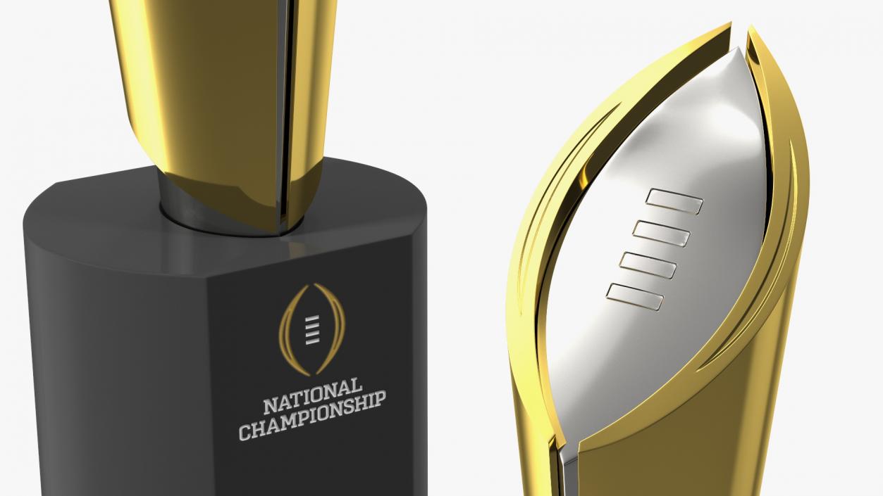 3D College Football National Championship Playoff Trophy model