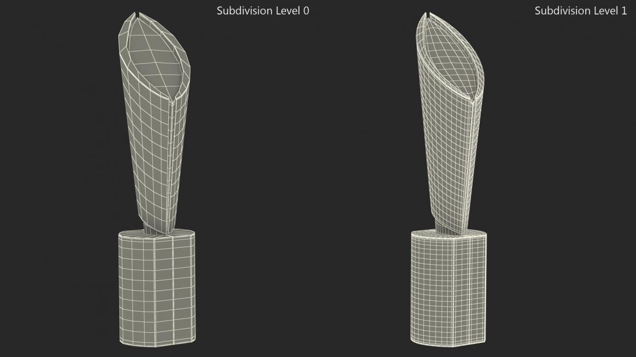 3D College Football National Championship Playoff Trophy model