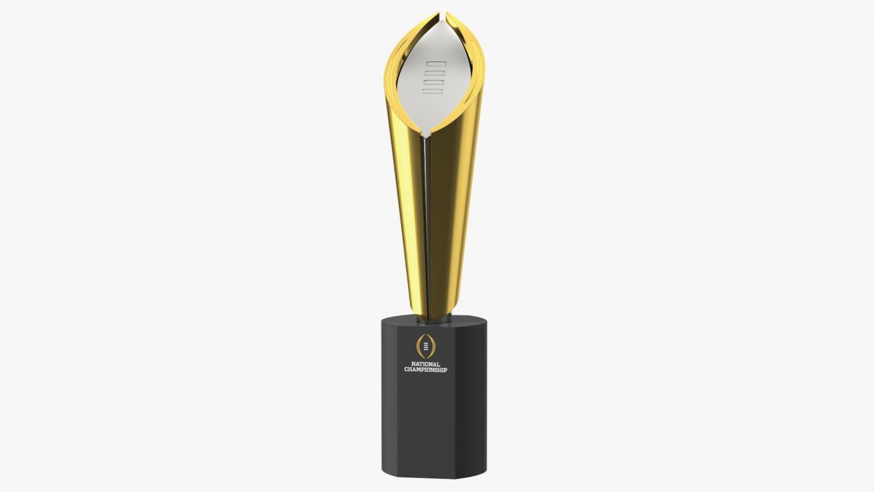 3D College Football National Championship Playoff Trophy model