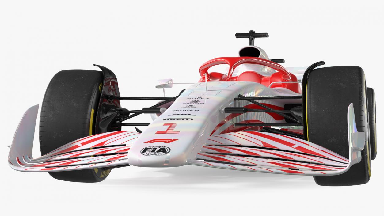 Formula 1 2022 White Livery 3D