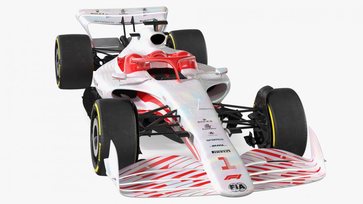 Formula 1 2022 White Livery 3D