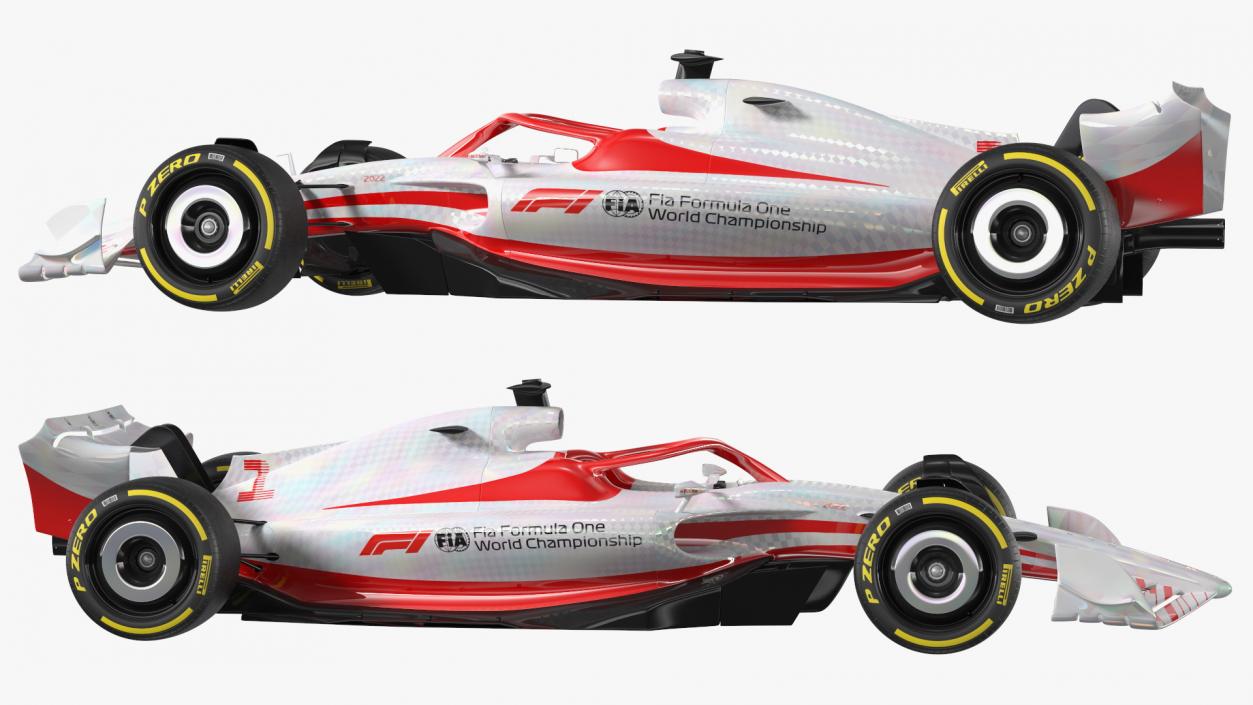 Formula 1 2022 White Livery 3D