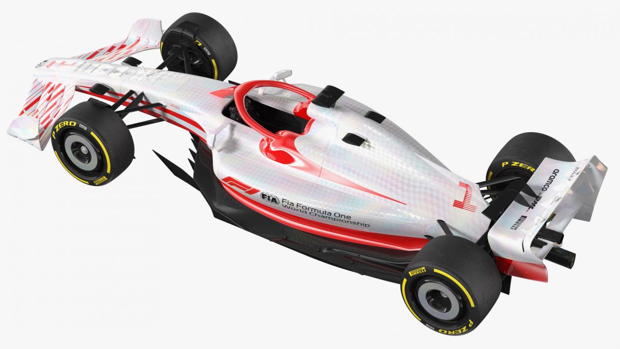 Formula 1 2022 White Livery 3D