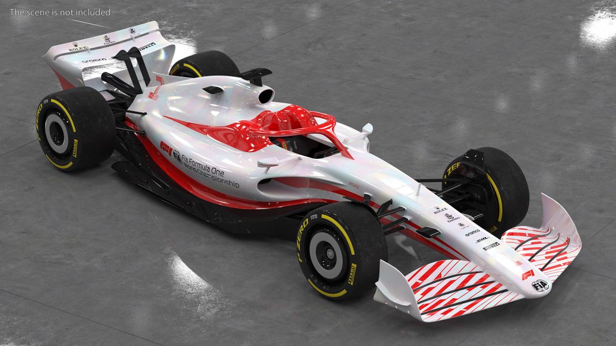 Formula 1 2022 White Livery 3D