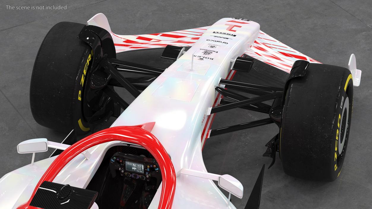 Formula 1 2022 White Livery 3D