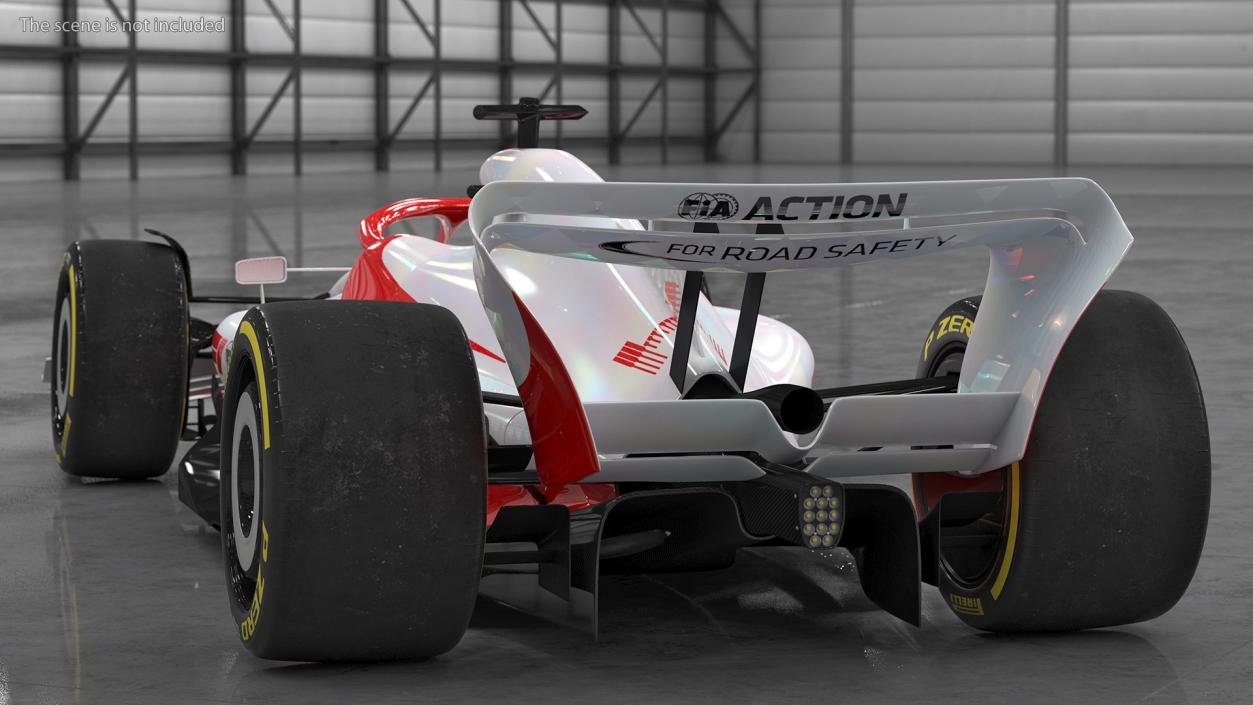 Formula 1 2022 White Livery 3D