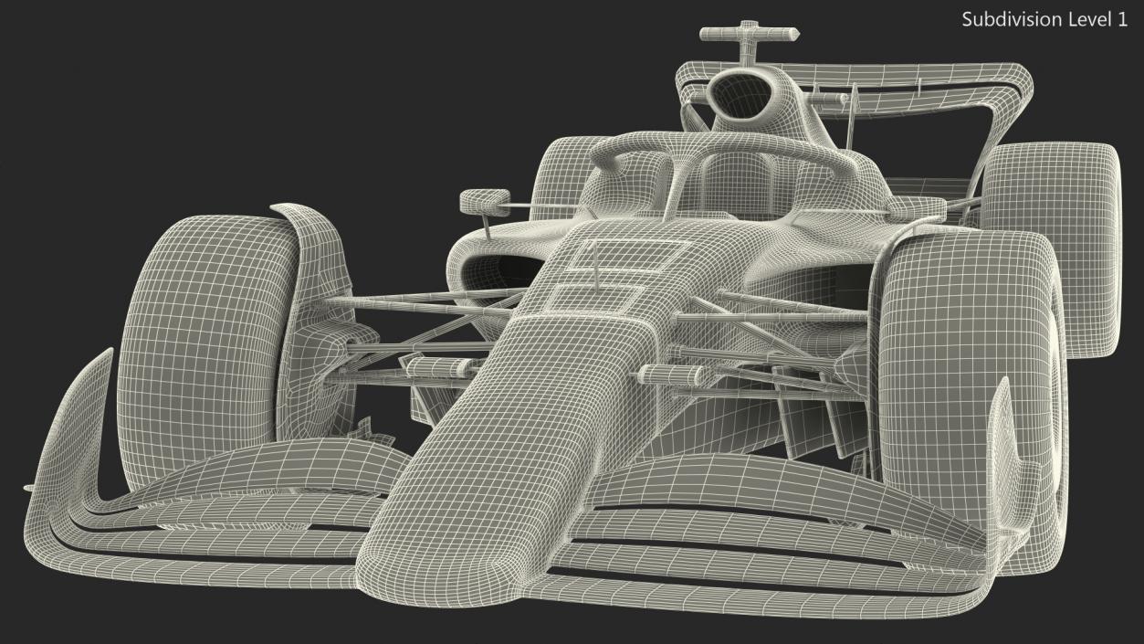 Formula 1 2022 White Livery 3D