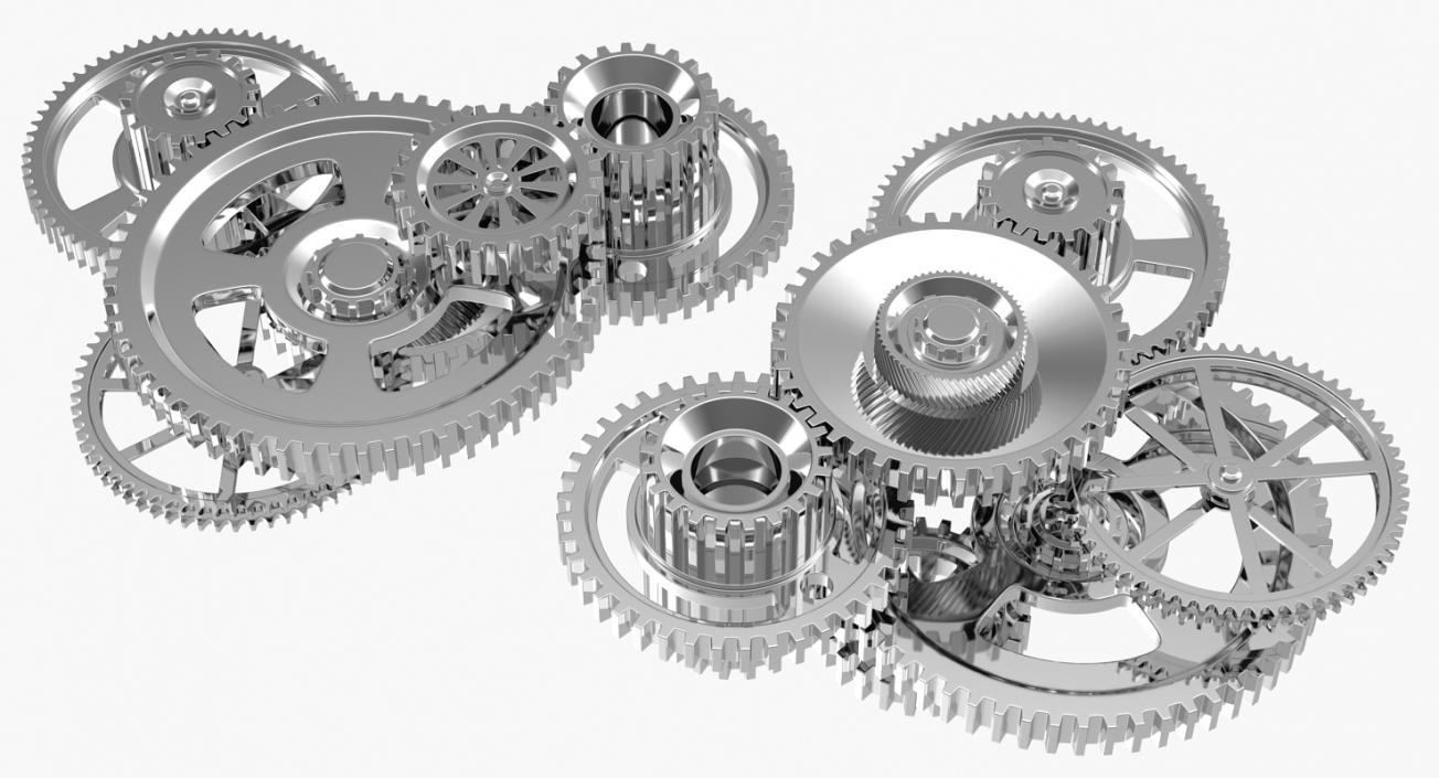 Clock Mechanisms Collection 2 3D model