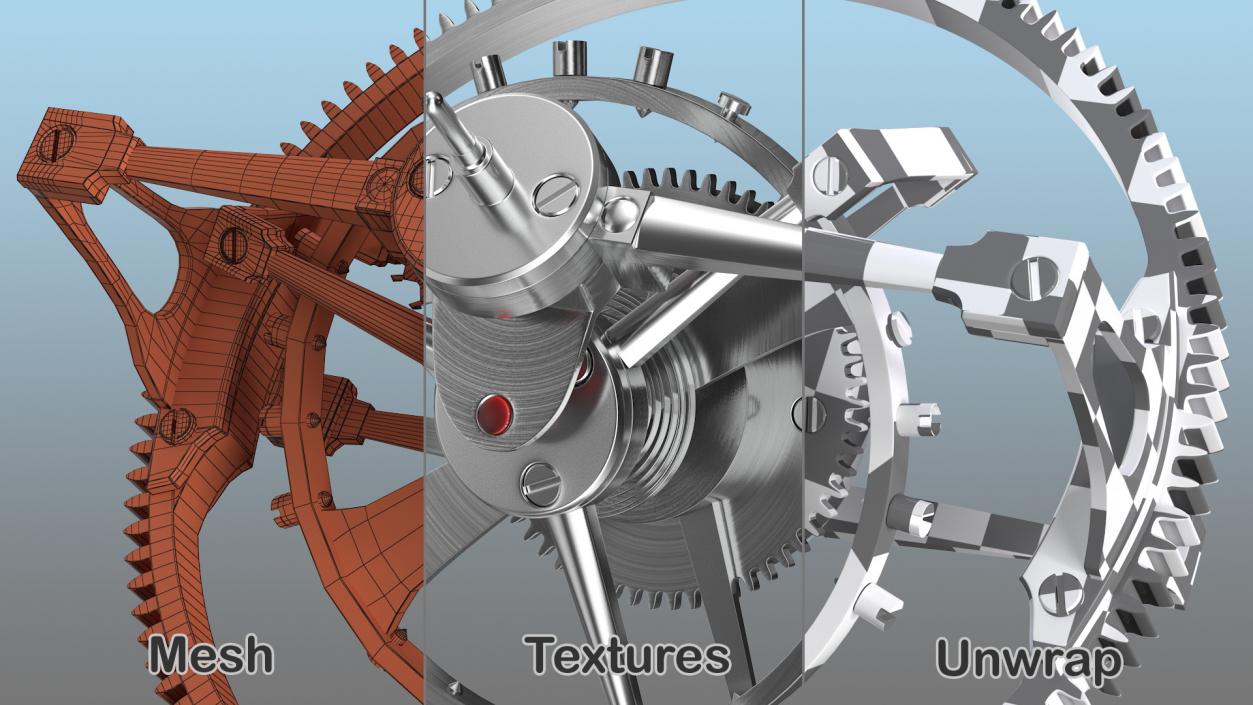 Clock Mechanisms Collection 2 3D model