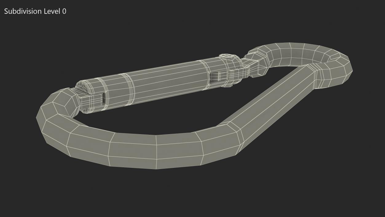 Carabiner Clip 3D model