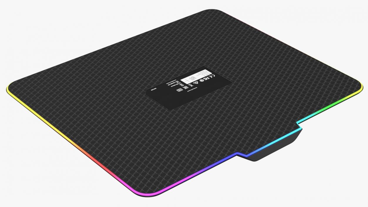 3D model RGB Gaming Mouse Pad