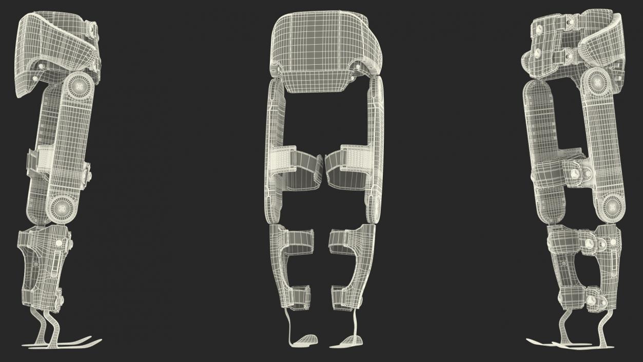 3D Rehabilitation Exoskeleton Indego model