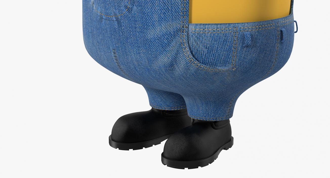 Tall Two Eyed Minion Rigged 3D