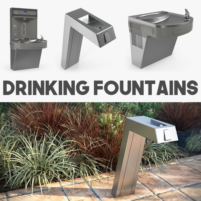 Drinking Fountains 3D Models Collection 3D model