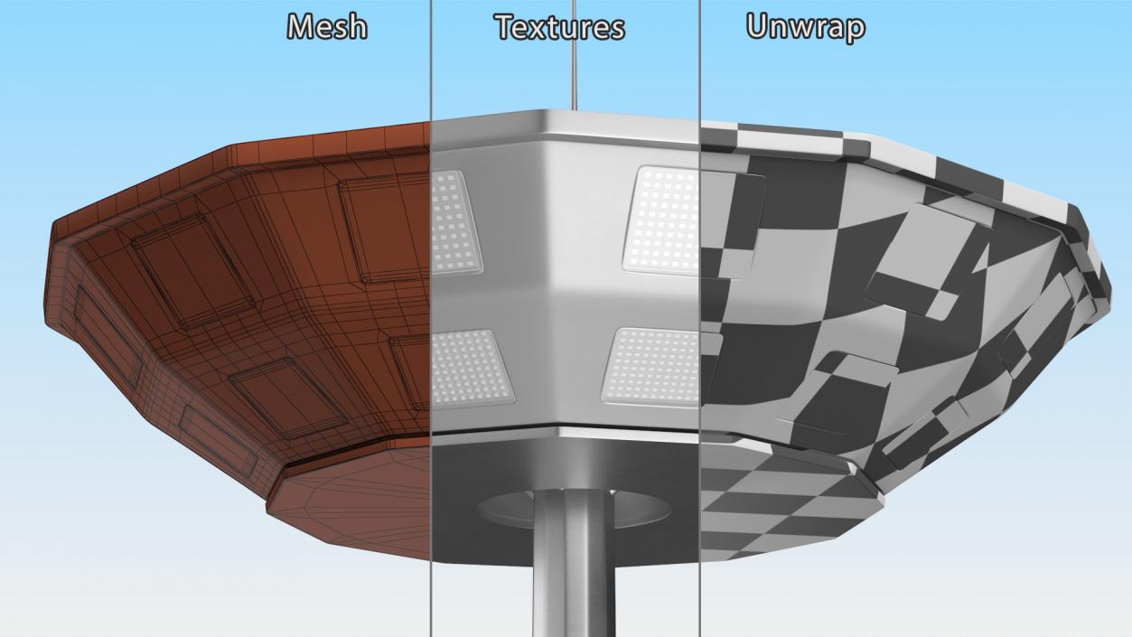 3D model Lamppost