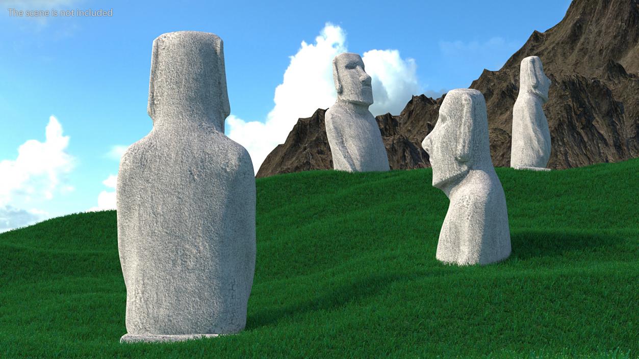 3D Stone Statues Collection 7