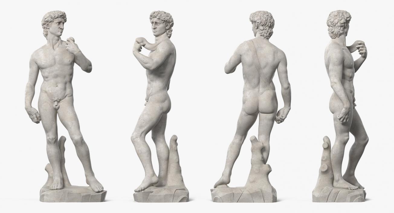 3D Stone Statues Collection 7