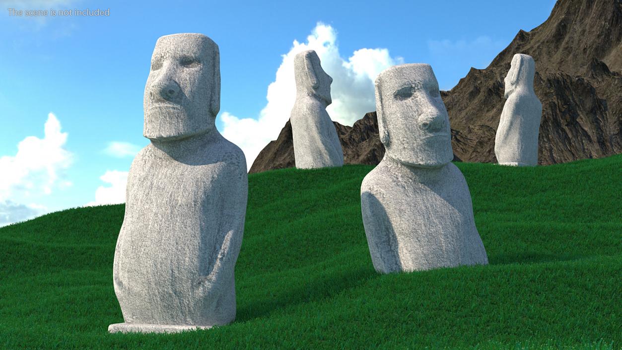 3D Stone Statues Collection 7