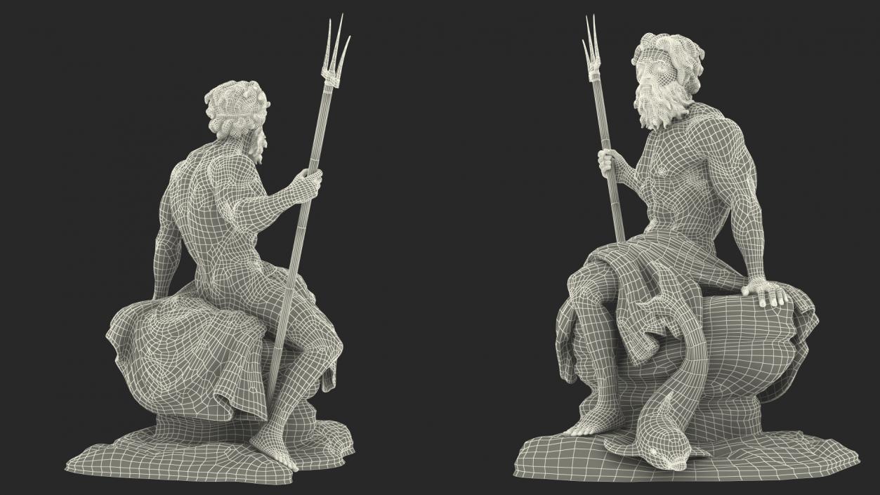 3D Stone Statues Collection 7