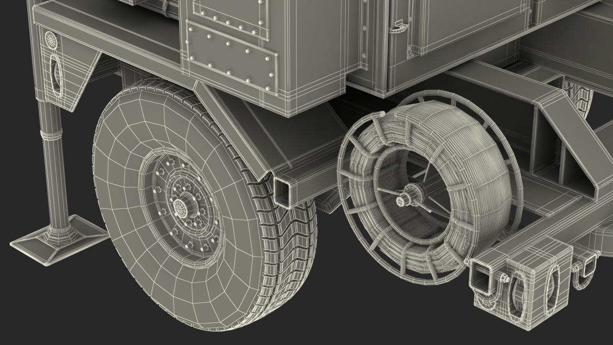 3D model MPQ-64 Sentinel Radar Green Camo(1)