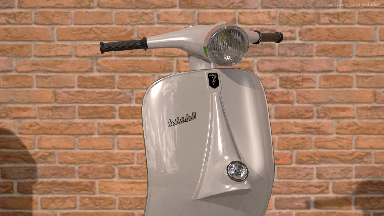 Vespa Z-Scooter Rigged 3D