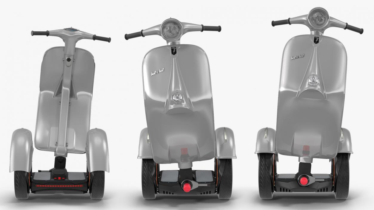 Vespa Z-Scooter Rigged 3D