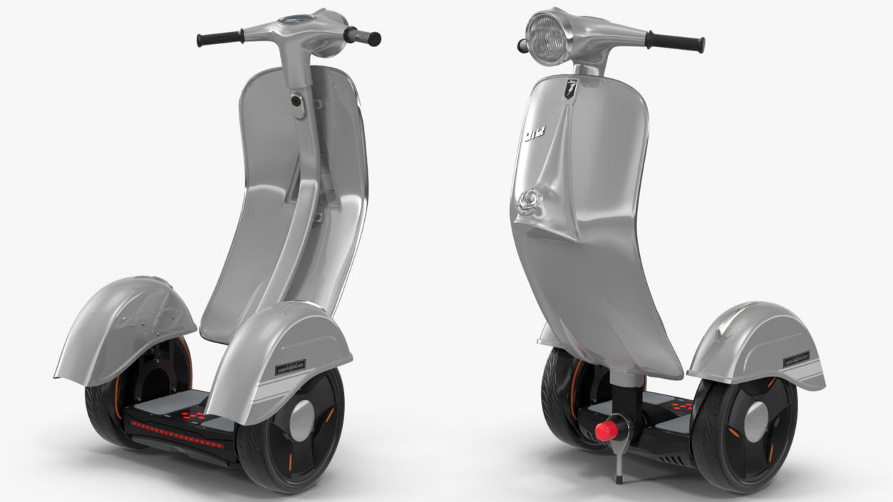 Vespa Z-Scooter Rigged 3D