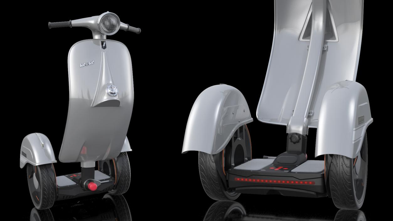 Vespa Z-Scooter Rigged 3D