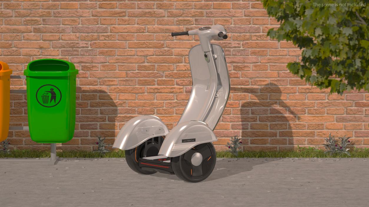 Vespa Z-Scooter Rigged 3D