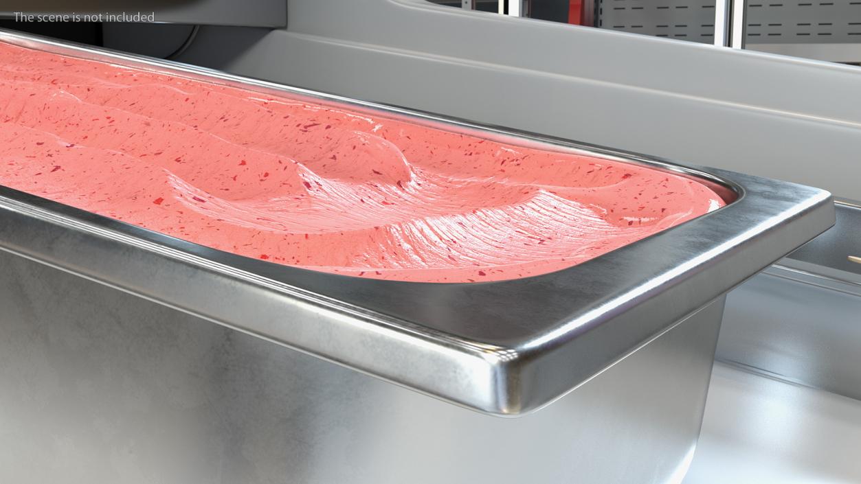 3D model Strawberry Ice Cream Tray