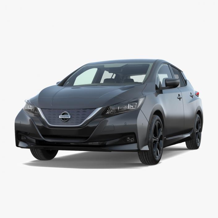 Nissan Leaf 2019 Rigged for Cinema 4D 3D