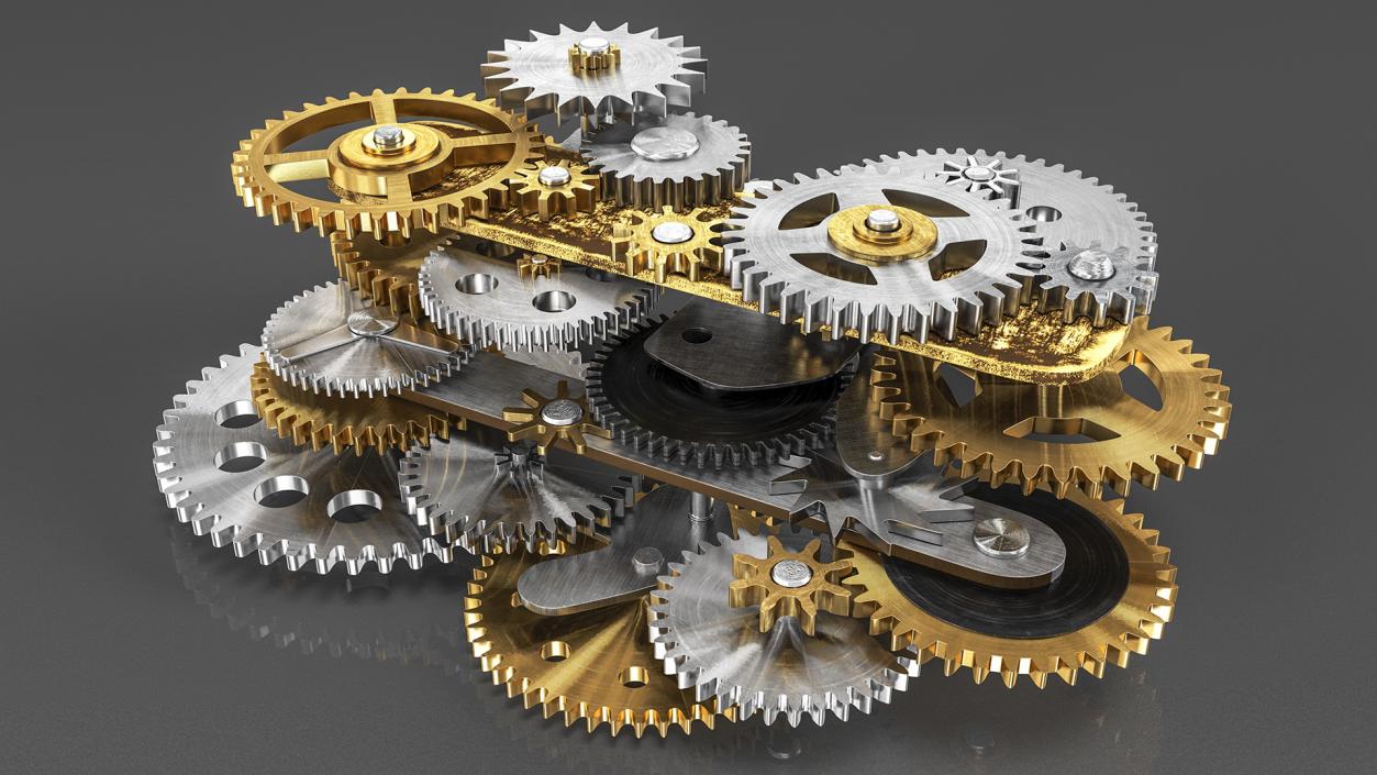 Clock Mechanisms Collection 5 3D model