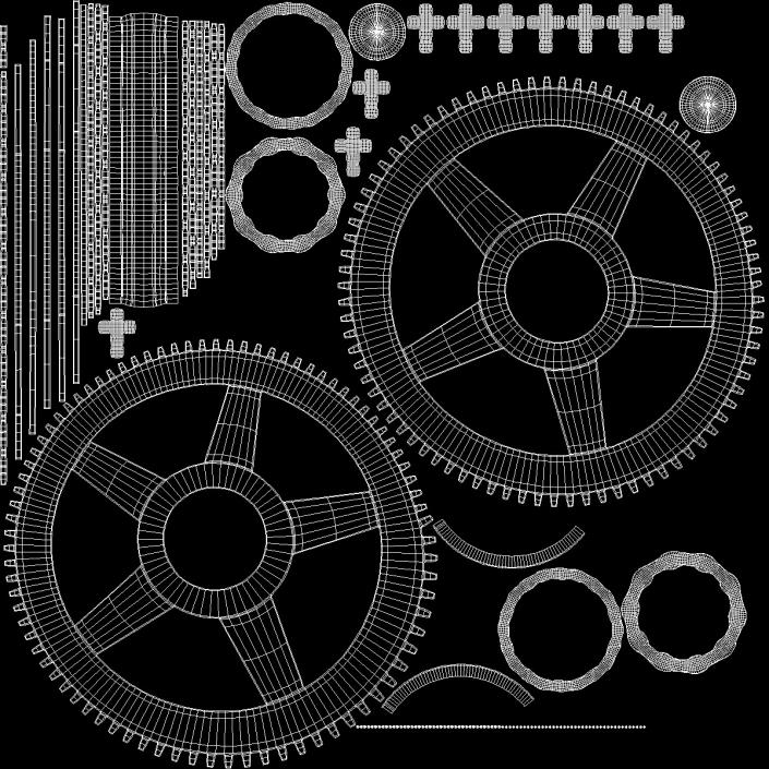 Clock Mechanisms Collection 5 3D model