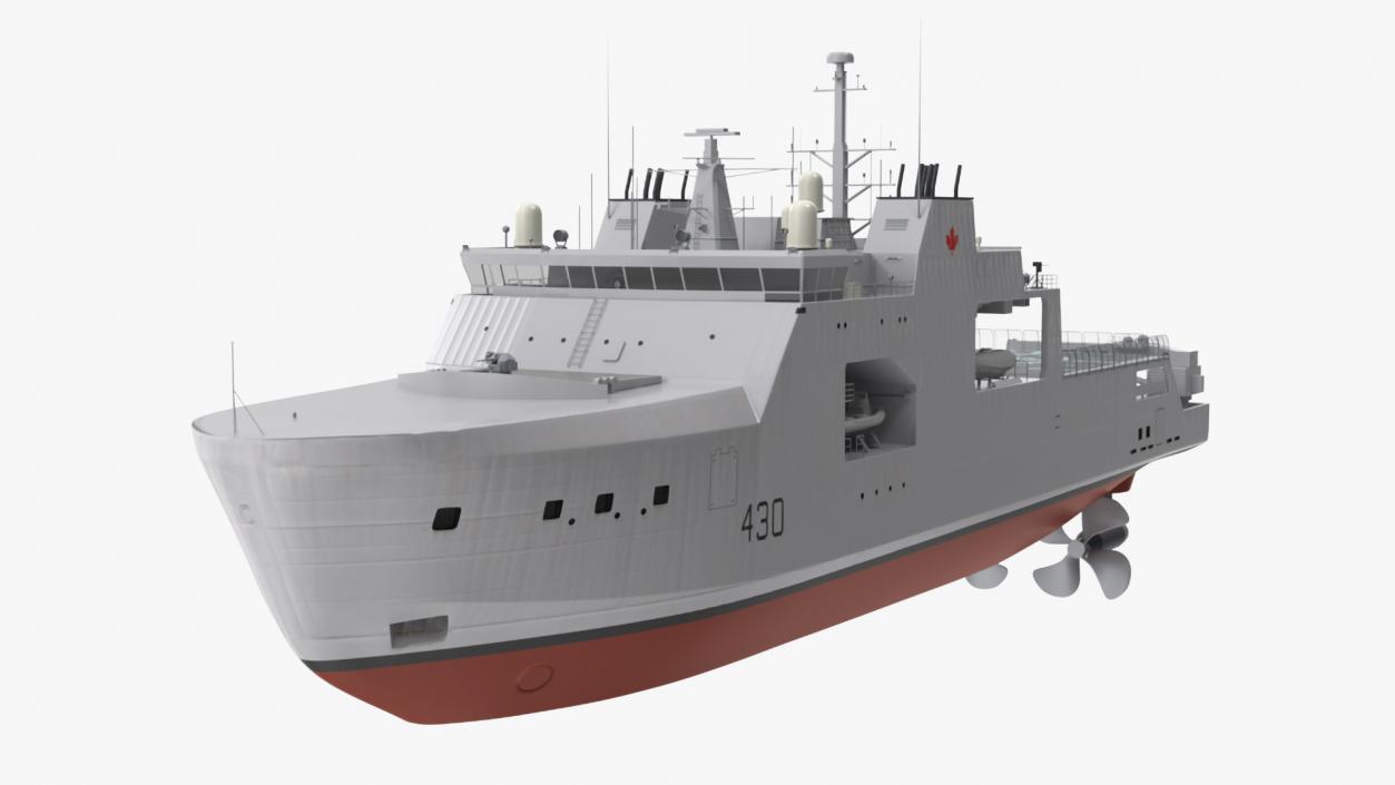 3D Harry DeWolf-Class Offshore Patrol Vessel