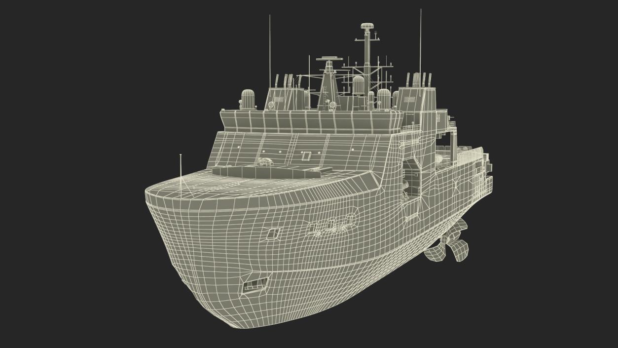 3D Harry DeWolf-Class Offshore Patrol Vessel