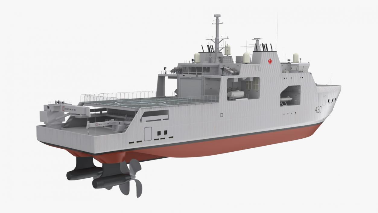 3D Harry DeWolf-Class Offshore Patrol Vessel