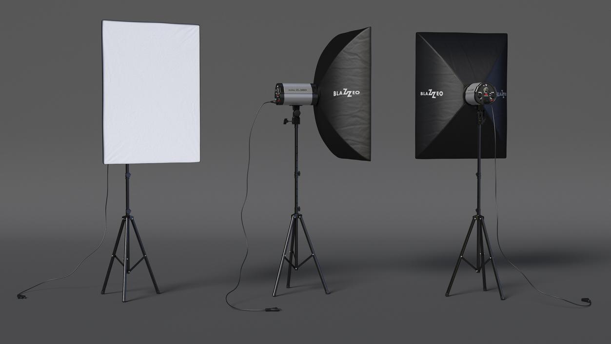 3D Photo Studio Equipment Collection model