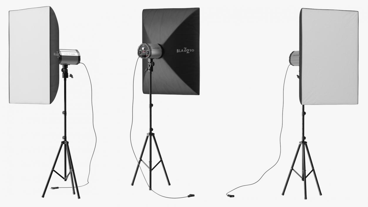 3D Photo Studio Equipment Collection model