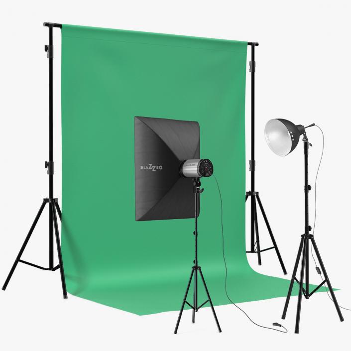 3D Photo Studio Equipment Collection model