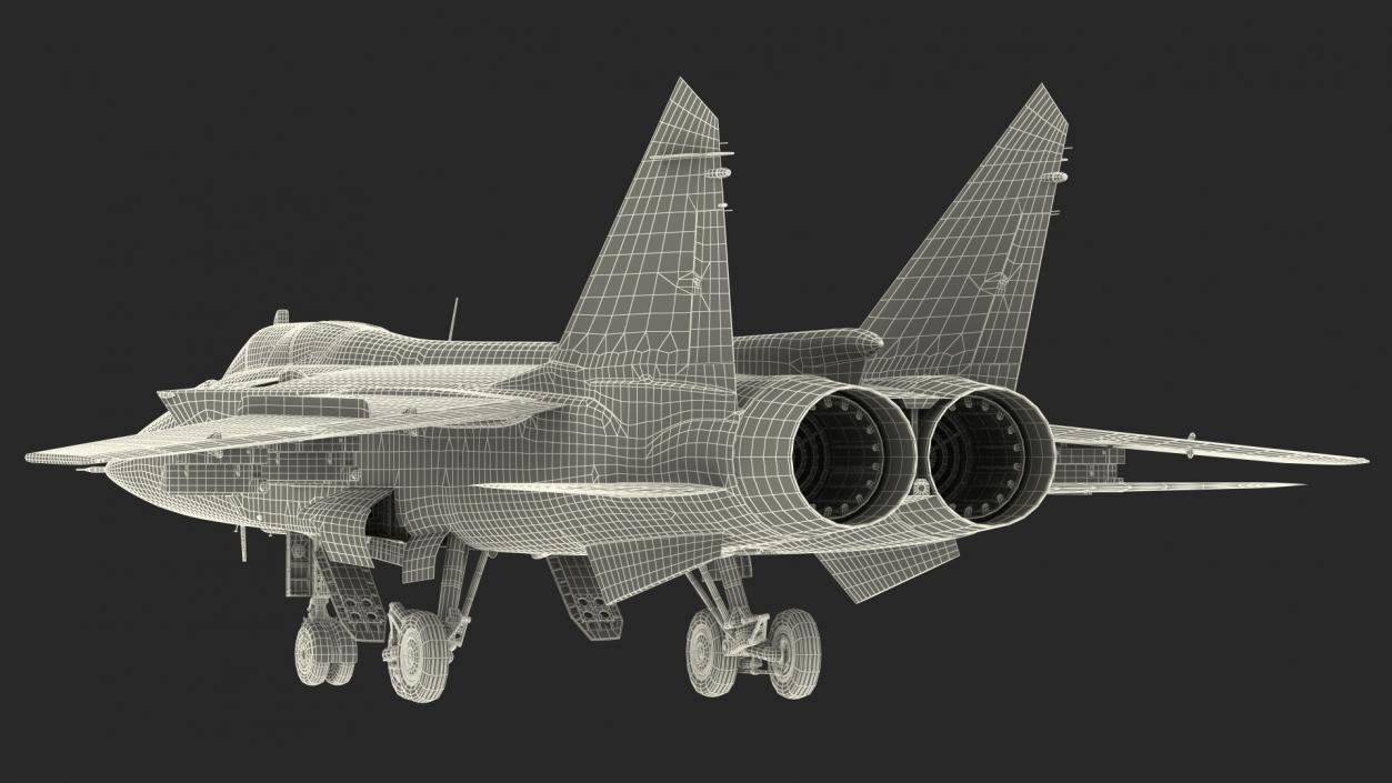 3D Supersonic Interceptor Aircraft