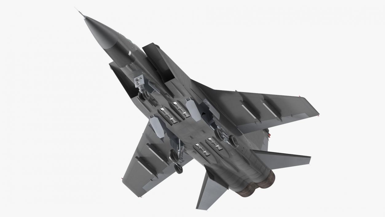 3D Supersonic Interceptor Aircraft