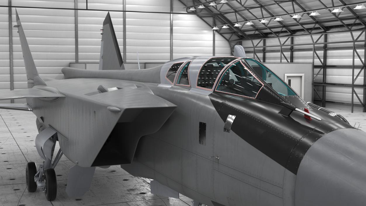 3D Supersonic Interceptor Aircraft