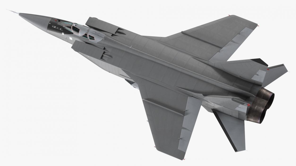 3D Supersonic Interceptor Aircraft