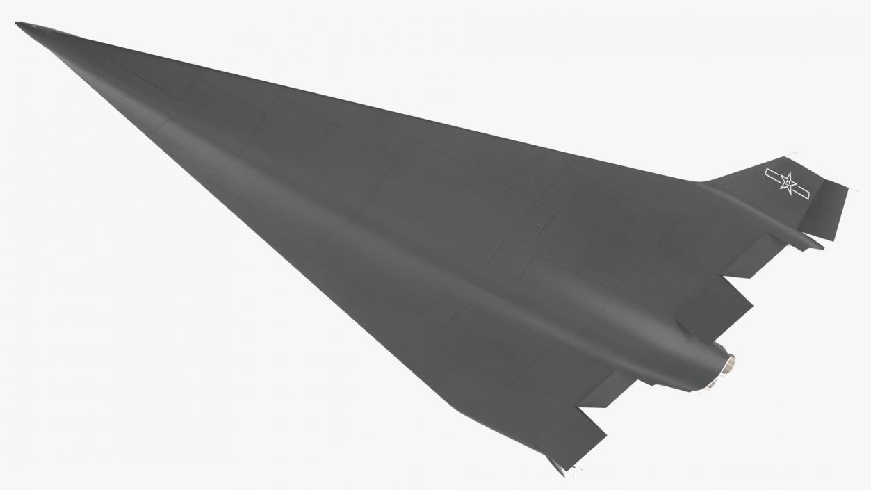 WZ 8 China Supersonic Drone Rigged 3D model