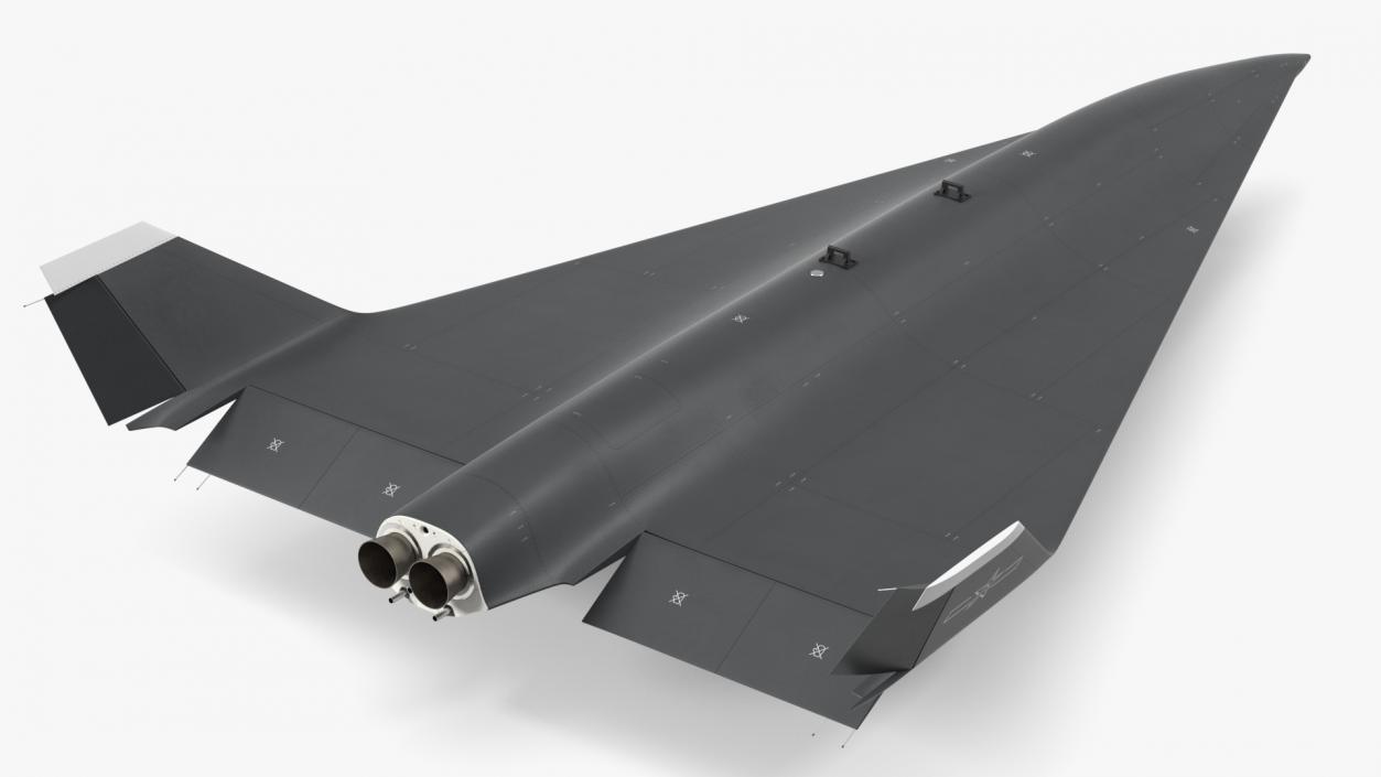 WZ 8 China Supersonic Drone Rigged 3D model